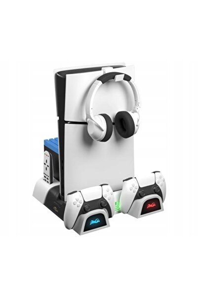 NO BRAND Suport de răcire FROGGIEX FX-P5-C4-W pentru PS5 Slim