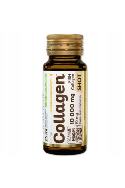 NO BRAND Colagen OLIMP Collagen Shot cu aromă de ananas (25 ml) x 9