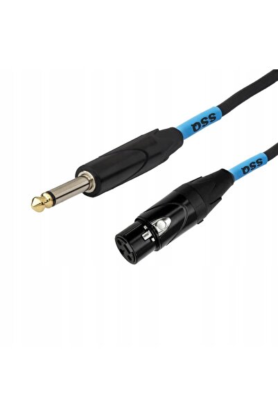 NO BRAND Cablu de microfon SSQ XZJM3, mufă jack de 6.3mm la XLR F mamă, 3 metri