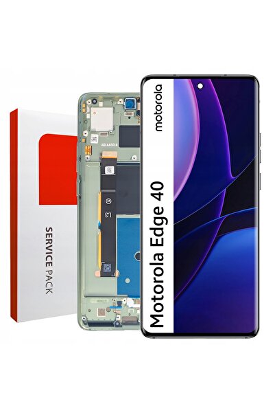 NO BRAND Display pentru Motorola Edge 40 ecran LCD cu ramă Verde Original Zila