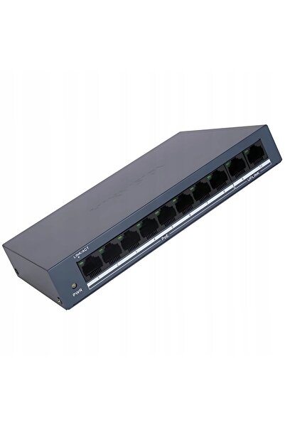 Hikvision Switch 8x PoE + 2x Uplink 10/100Mbps pentru camere IP