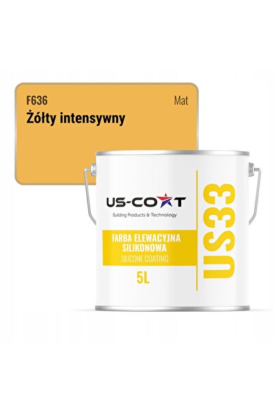 NO BRAND COLORANT SILICON GALBEN INTENS F636 UV 5L PRODUCĂTOR POLONEZ