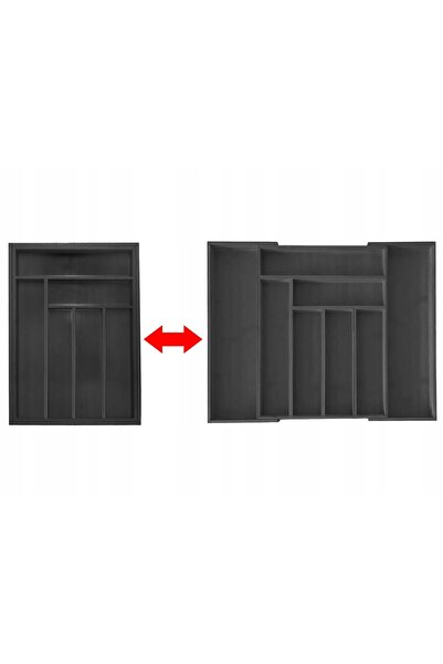 Kinghoff ORGANIZATOR EXTENSIBIL PENTRU TACĂNĂRI ȘI USTENSILE, TIP INERTIAR DE...