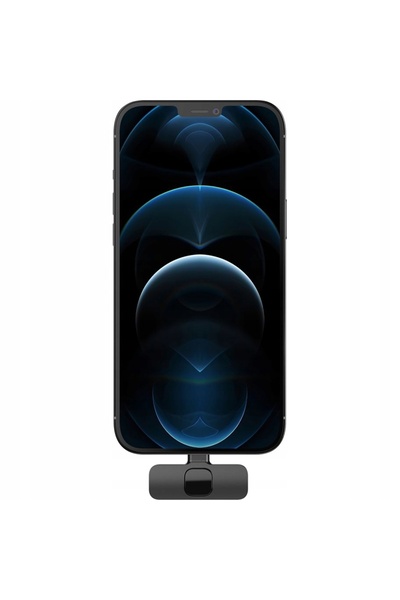 NO BRAND Microfon lavalieră wireless Apexel pentru iPhone cu Lightning