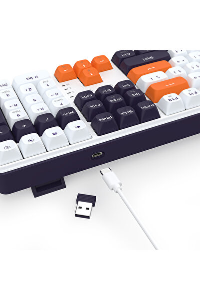 REDRAGON Tastatură mecanică Wyvern K689WBO-RGB-PRO BT 2.4GHz USB-C