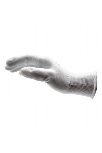 NO BRAND Mănuși albe din PU Wurth Red Line mărimea 8-M 12 perechi 0899 401 108