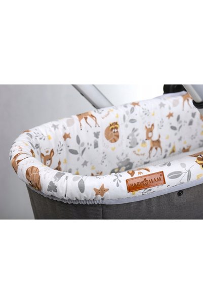 NO BRAND Inserție cărucior gondolă + Set cearșaf Babymam