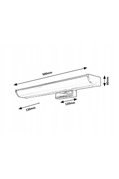 Rabalux Aplică de baie LED de perete, deasupra oglinzii, 7,5W EVRON 5063