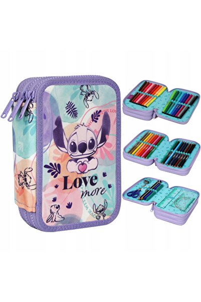 NO BRAND COOLPACK DISNEY FASHION JUMPER TRUSETĂ CU 3 COMPARTIMENTE STITCH