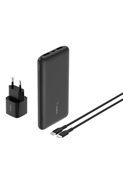 NO BRAND Belkin Powerbank 10000 mAh + Adaptor de alimentare USB-C de 25W + Ca...