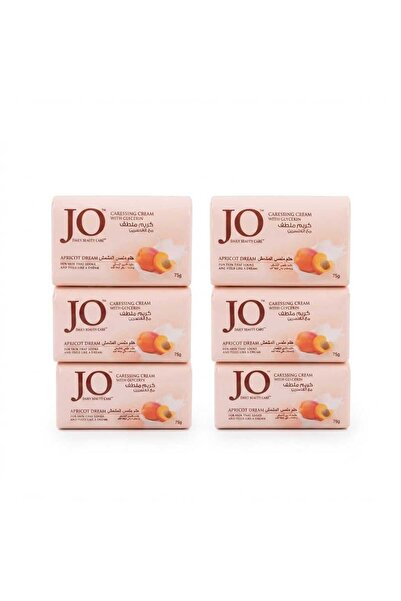 Jo 6 Pieces of Jo(Jo) Beauty Daily Care Soap with Apricot Dream Scent.
