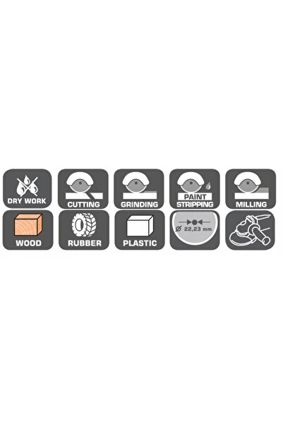 Proline Disc de tăiere plat 125mm cu dinți groși 86236
