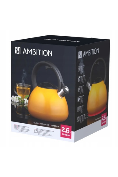 Ambition Ombre 3 l ceainic cu fluier, culoare muștar