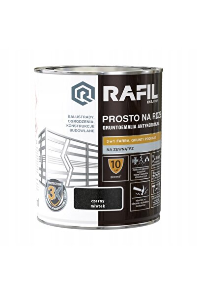 Rafil Ușor de utilizat direct pe metal, 3 în 1, Black Hammer, 0.75L