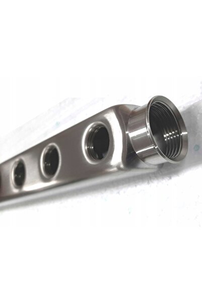 NO BRAND Bară de distribuție cu 10 ieșiri 1/2 la ieșire, INOX 850