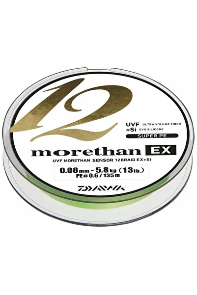 daiwa Fir împletit Morethan 12, 0,08mm/135m