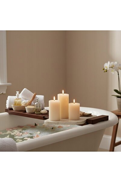 Home Styling Collection Lumânări LED din ceară Ø 7.5CM, înălțime 10, 12.5, 15...