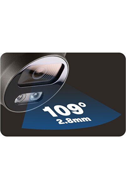 NO BRAND Cameră IP pentru supraveghere PoE 8MP 4K ULTRA HD GRI 2.8mm + AUDIO,...