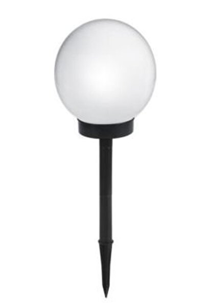 Greenbluespice Lampă solară LED de grădină, mare, tip MILK BALL, 20cm