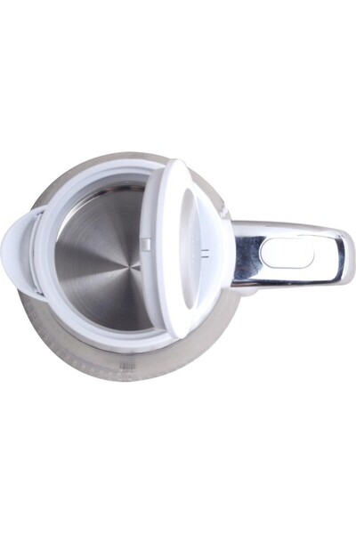 Łucznik Fierbător electric din sticlă, fără fir, silențios, 1.7L, 2200W, alb