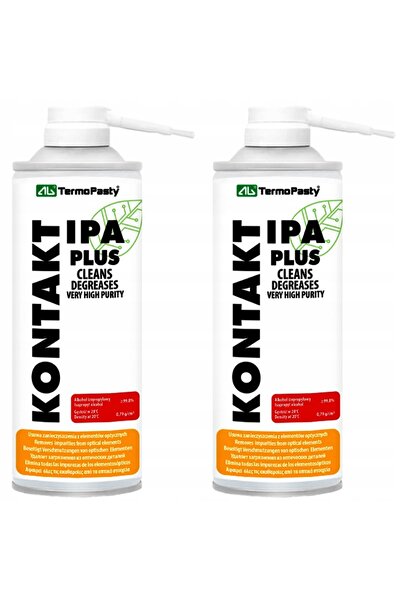 NO BRAND KONTAKT IPA PLUS 99,9% 2x 400ml ALCOOL IZOPROPILIC IZOPROPANOL PERIE