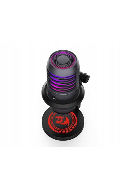 NO BRAND Microfon de gaming de studio Redragon GM211 NEBULA, cardioid, cu ilu...