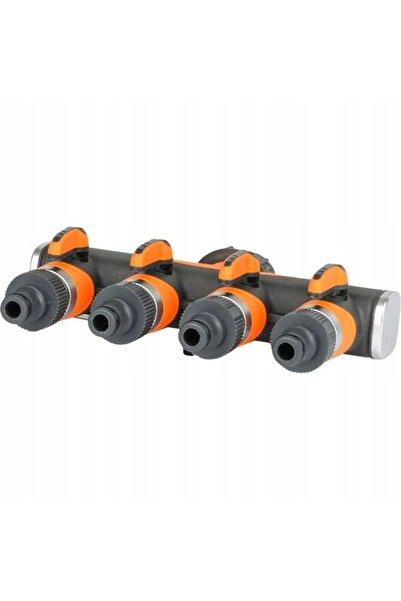 SCHMITH Distribuitor de furtun cu 4 ieșiri și robinete 3/4" 1/2" SCH14W02210