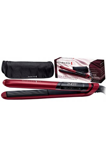 Remington Placă de îndreptat părul S9600 Silk red TURBO