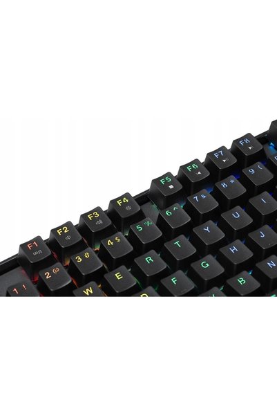 Defender Tastatură de gaming MIRAX GK-352 MECHANIC RGB albastru gaming