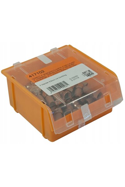 NO BRAND 100 x Conector F tip twist-on pentru TV satelit RG6 eFka 7 Box