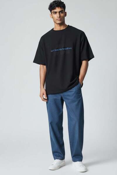 AİR FİT T-Shirt with Front and Back Details Artsmith