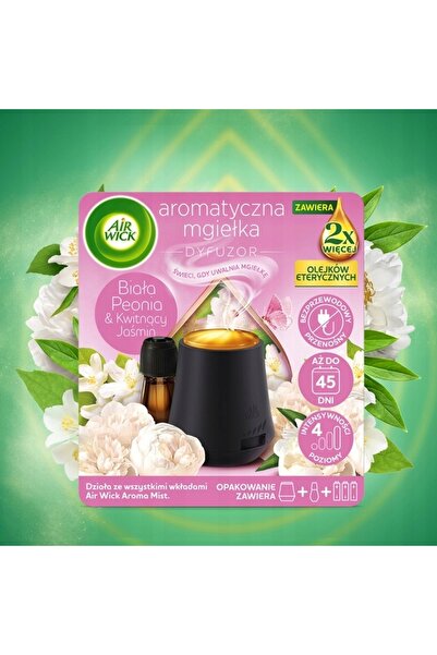 Air Wick Mgiełka Complete White Peony Blooming Jasmine+Rezervă 2x20ml