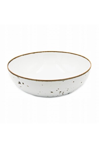 NO BRAND Bol de salată Bogucice 24 cm, bol mare, alb, din aluminiu.