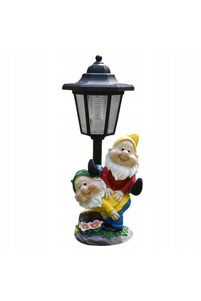 NO BRAND Gnom solar cu LED, statuetă decorativă de grădină