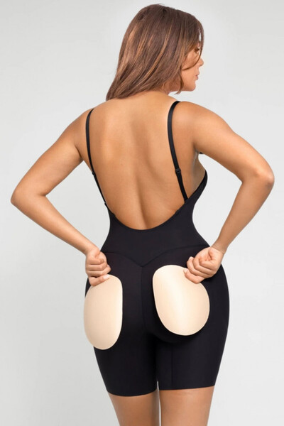 TaliedeViespe Body Modelator Cu Push UP (Bureti) Pentru Marirea Posteriorului...
