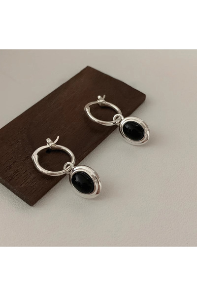 Choice as picture 925 Sterling Silver Vintage Gold Round Earrings For Women B...