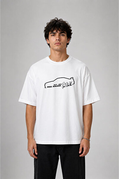 cesita Paul Walker Printed Cotton Black T-Shirt T-Shirt
