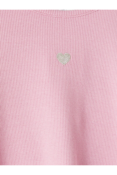 LC Waikiki Embroidered Girl's T-Shirt