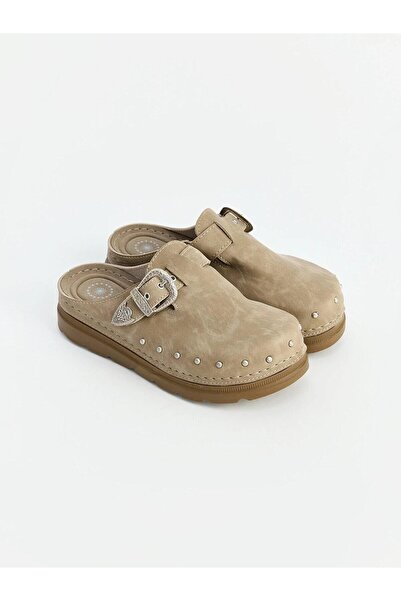 LC Waikiki Suede Look Women's House Slippers (W6)