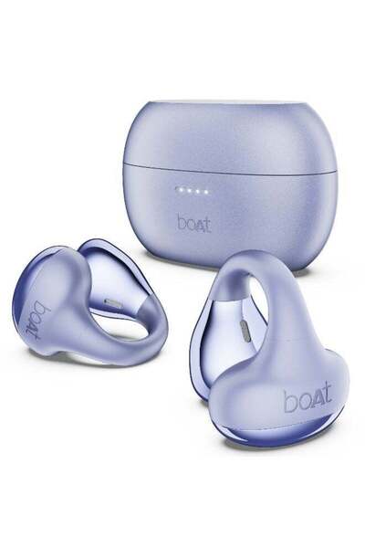 BOAT Airdopes Loop Bluetooth in Ear Earbuds W/Clip-On Fit, Air Conduction Tec...