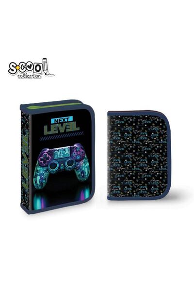 PlayFun SC2933 - Неподарен несесер за моливи, 1 цип, 2 удължители, Некст Леве...
