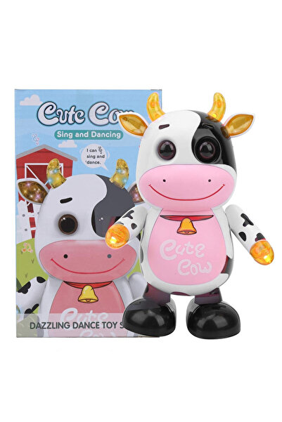 PlayFun Jucarie Electric Vaca - Jucarie pentru Copii, Cu Baterii, Activa in A...