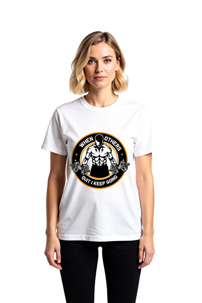 PayBuy Women's Motivational Printed Short Sleeve T-Shirt Athlete Spirit Endur...