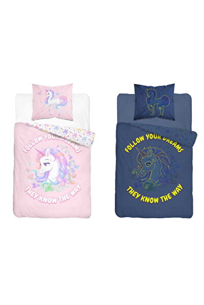 Detexpol Set de lenjerie de pat 140x200 Fosforescent UNICORN Unicorn