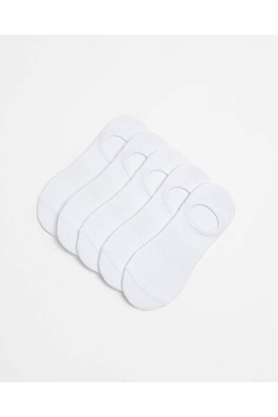 Nevara Women's White 10 Pack Low Cut No-Show Socks Comfort Fit