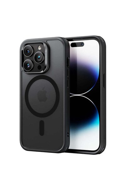 ESR Husă pentru iPhone 14 Pro Max, Classic Hybrid HaloLock, negru mat - negru...