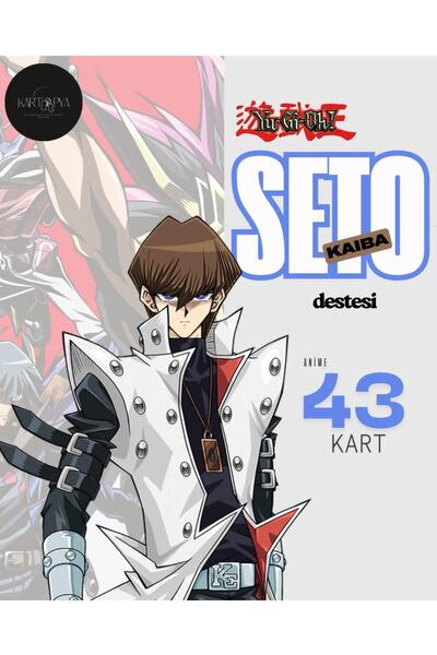 Cakmak Oyun Dukkani Seto Kaiba Anime Hal Destesi 43 Köşeli Kenar Yugioh Kartı...