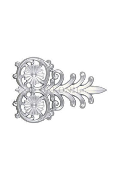 Dekonil Gümüş Saray Tavan Mızrak Motif 14*21 cm - 2 Adet