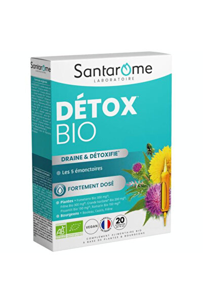 SANTAROME Supliment Alimentar pentru Detoxifiere - Bio Detox Bio, 20 fiole