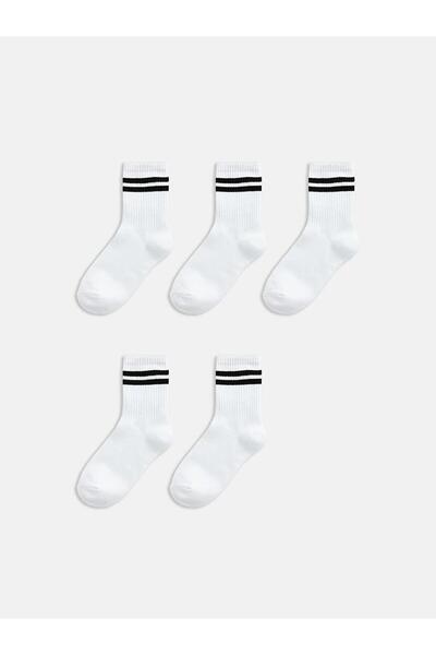 LC Waikiki Mixed Striped Boys' Socks 5-Pack (W6)